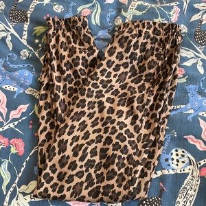 Young fabulous and broke leopard joggers